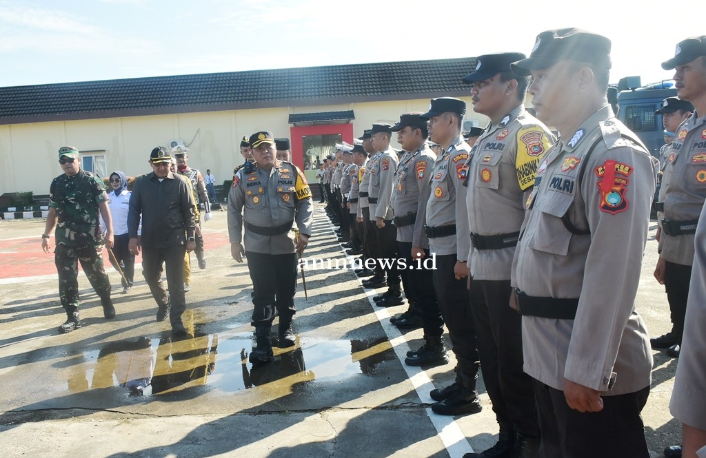 Kapolres Beltim Pimpin Apel Gelar Pasukan Operasi Zebra Manumbing 2024