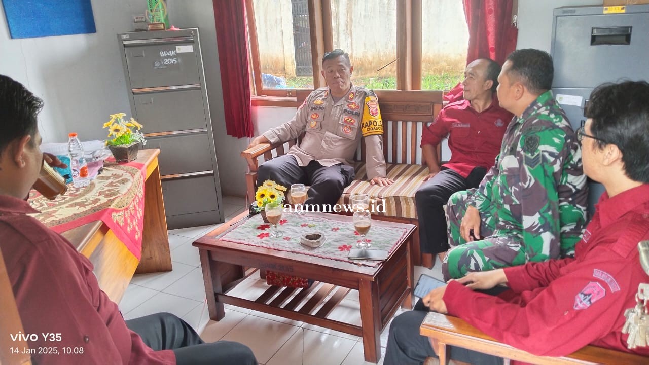 Kapolsek Cigasong Laksanakan Koordinasi dengan BP3K dan Koramil Persiapan Launching Penanaman Jagung