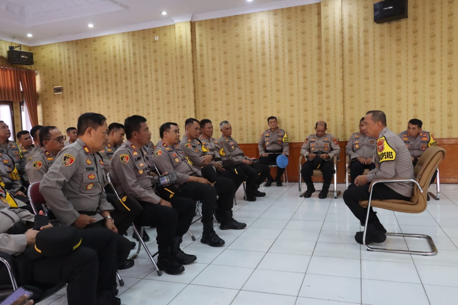 Wakapolres Majalengka Beri Arahan Terkait Cooling System dan Kamtibmas di Tahun Politik