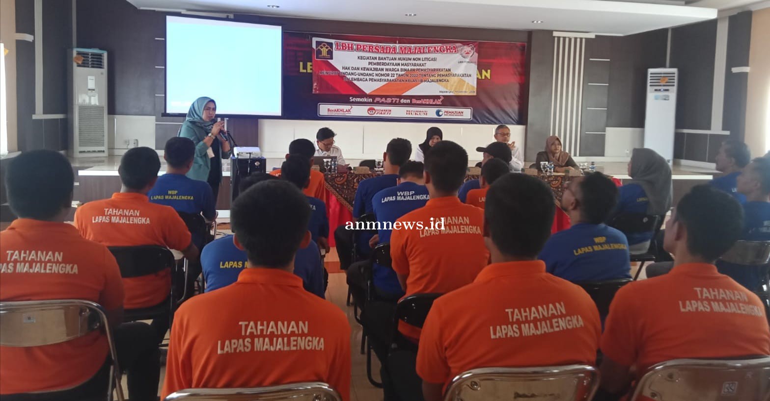 Penyuluhan Hukum Bagi Warga Binaan, Lapas IIB Majalengka Gandeng LBH Persada 