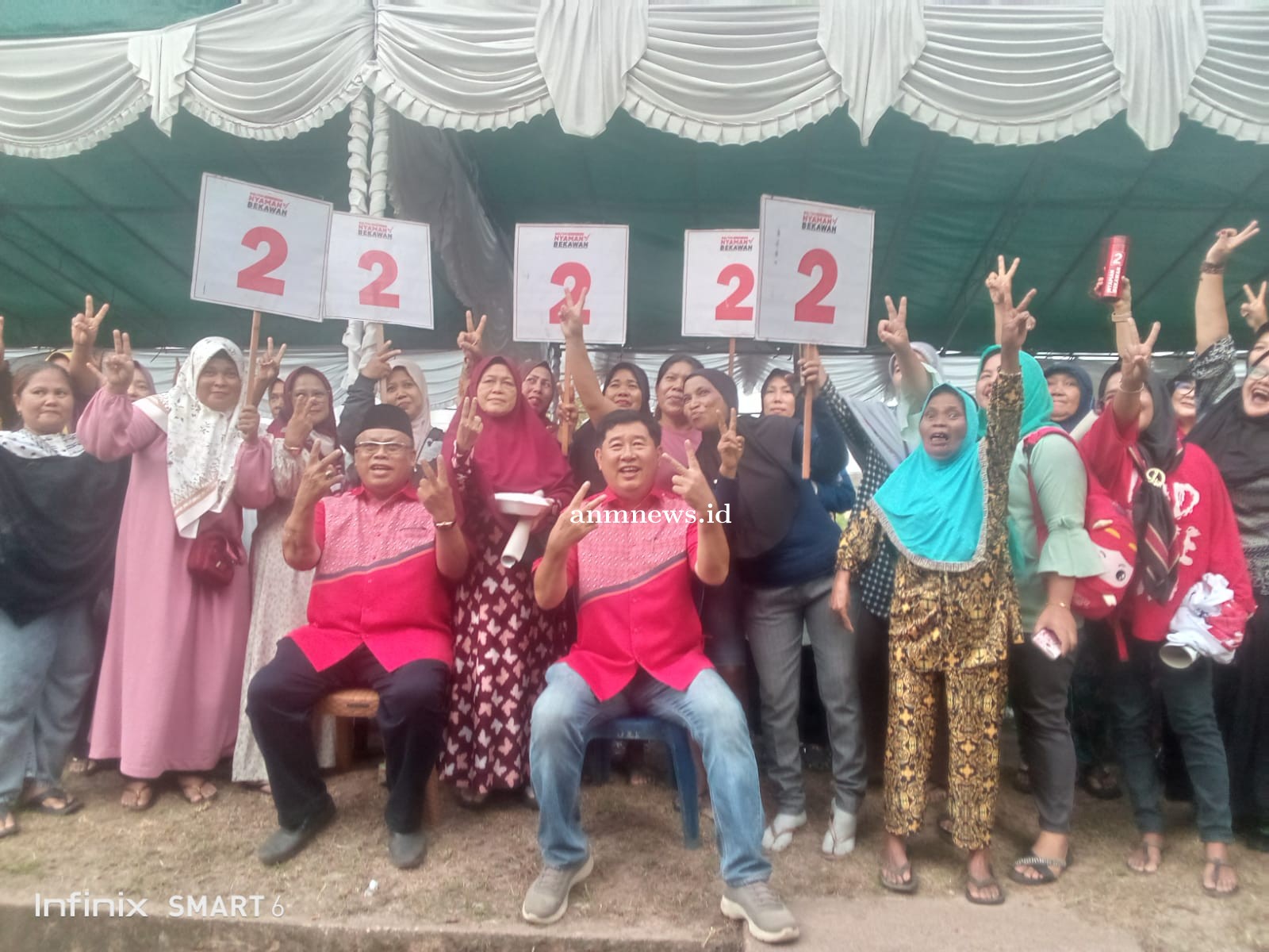 Ratusan Warga Hadiri Kampanye Dialogis Paslon 02