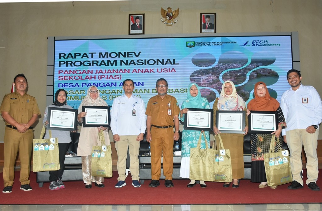 BPOM Evaluasi Program Keamanan Pangan BPOM di Kabupaten Beltim