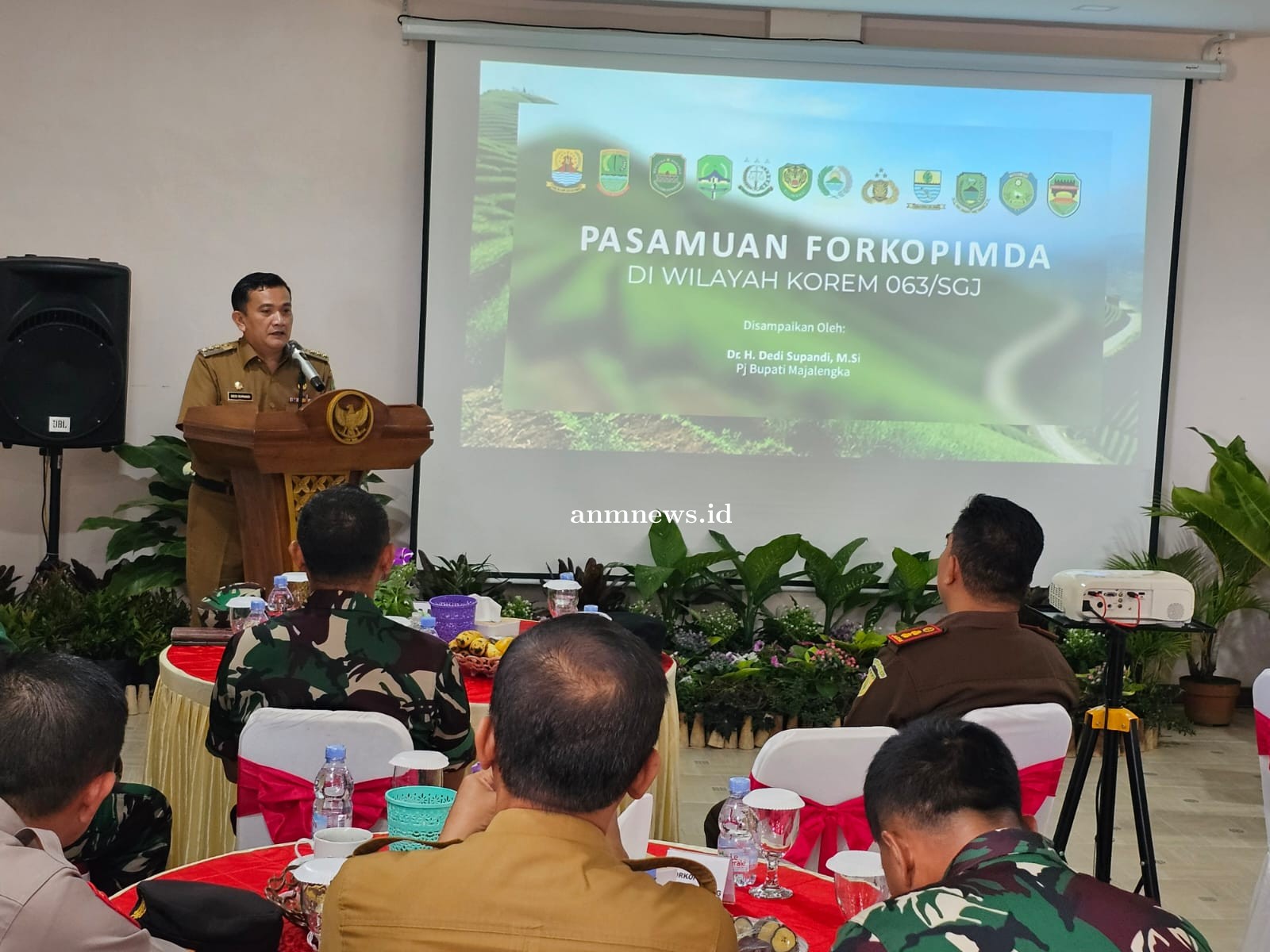 Danrem 063 Sunan Gunung Jati adakan Pasamoan dengan Forkopimda bahas Ketahanan Pangan