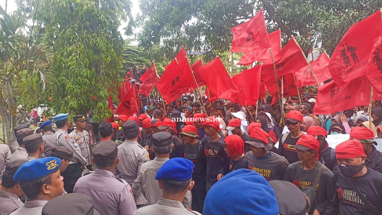 Ratusan Petani Indramayu Desak BPN Bertindak, BPN Menghindar dari Media
