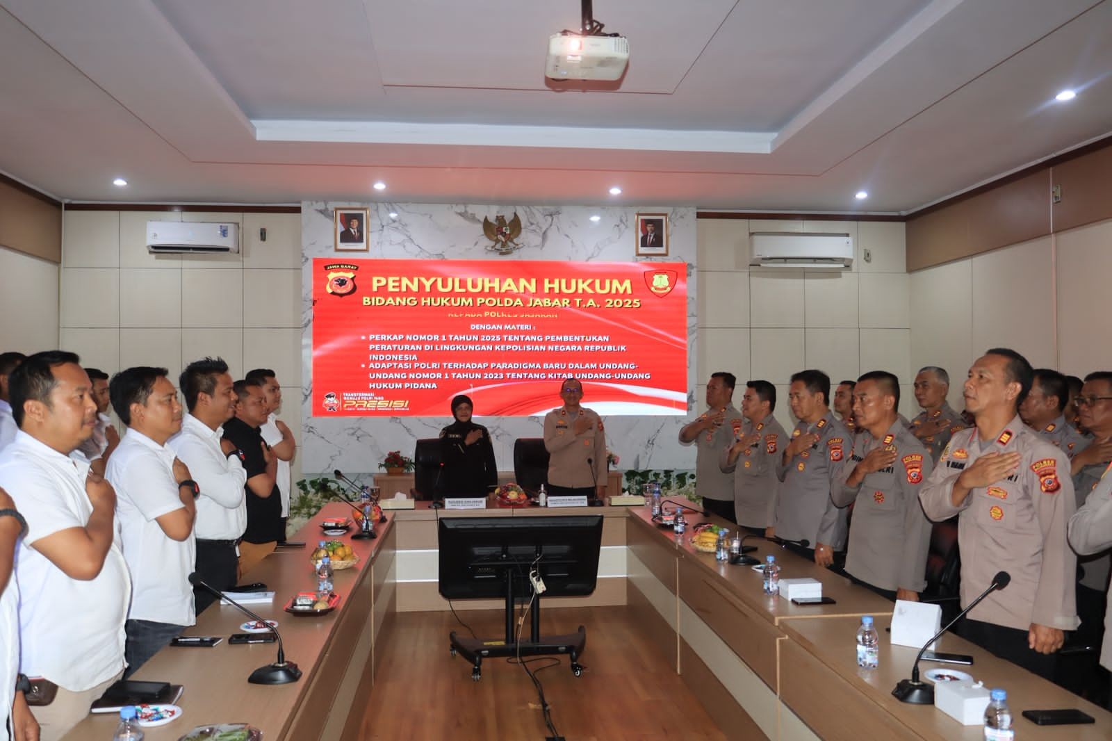 Kegiatan Penyuluhan Hukum Anggota Polri pada Jajaran Polres Majalengka oleh Bidkum Polda Jabar