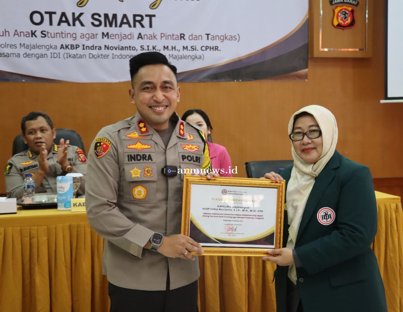 Kapolres Majalengka Launching Program Otak Smart Bersama IDI Kabupaten Majalengka 