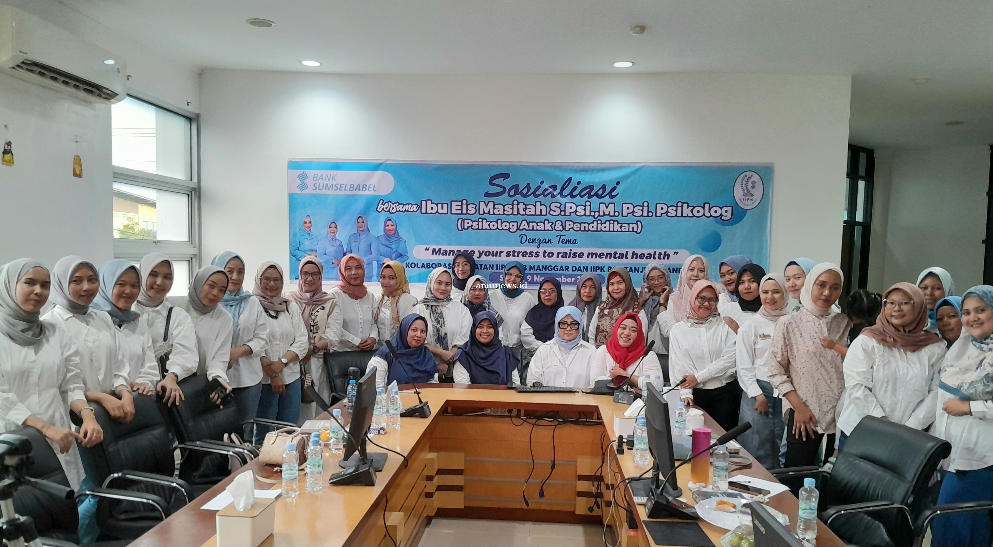 IIPK Bank Sumsel Babel Manggar dan Tanjungpandan Ikuti Sosialisasi Kesehatan Mental