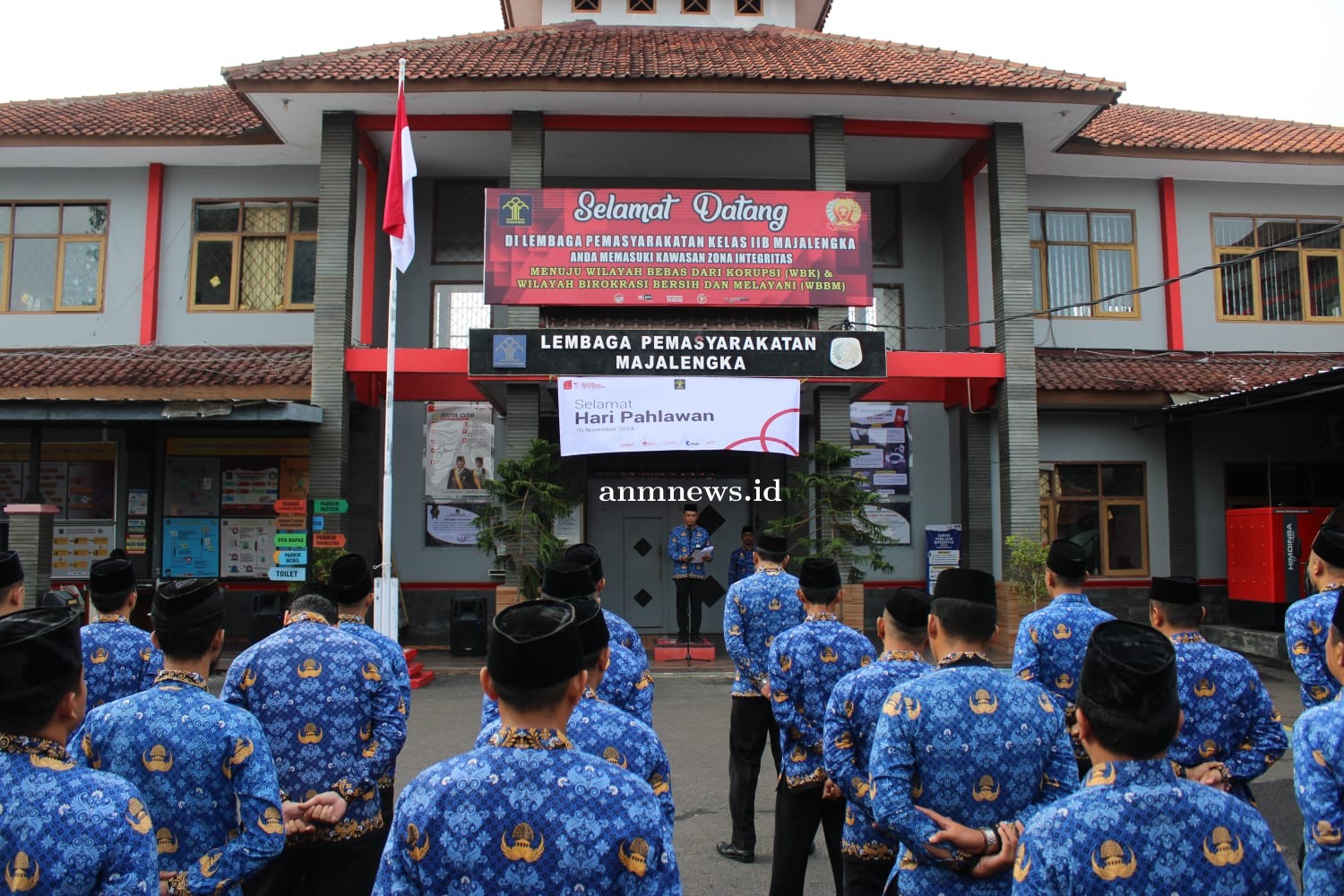 Lapas Kelas IIB Majalengka, Peringati Hari Pahlawan 2024 Teladani Pahlawanmu, Cintai Negerimu