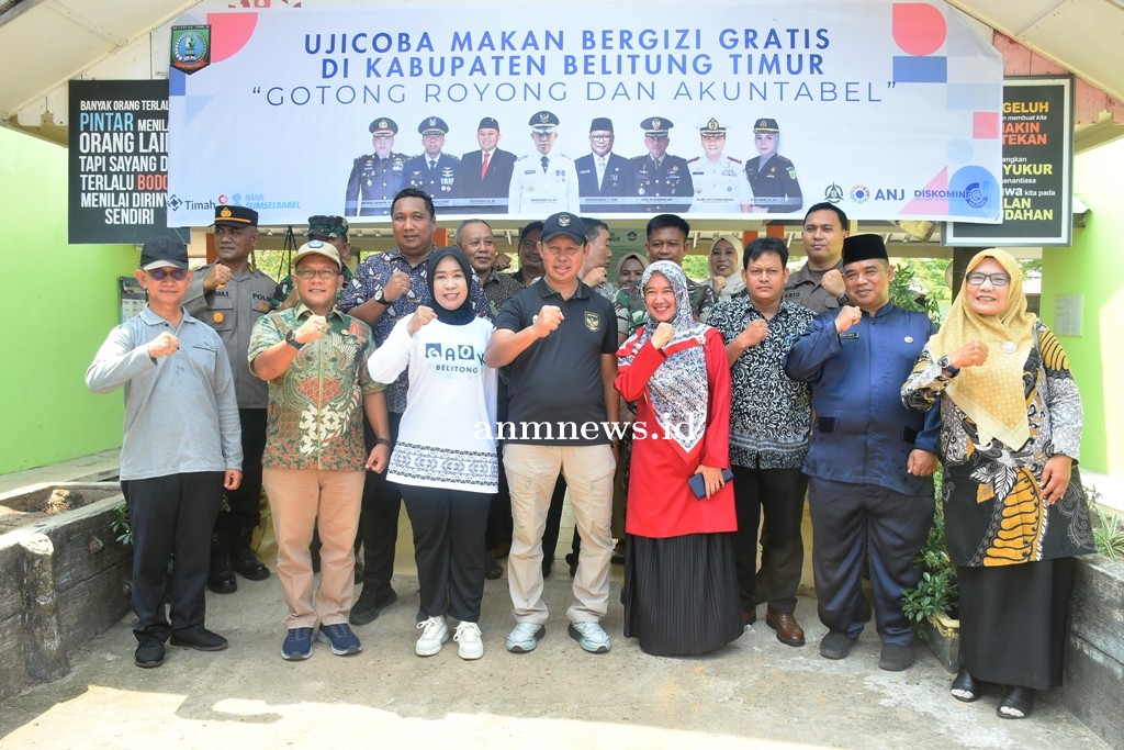 Pemkab Beltim Uji Coba Pemberian Makan Siang Gratis