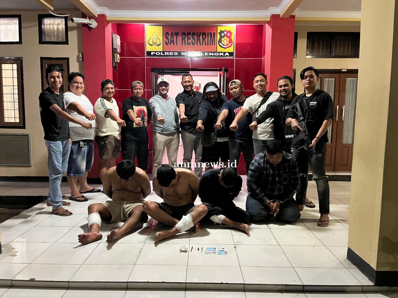 Sat Reskrim Polres Majalengka Berhasil Amankan 4 Pelaku Komplotan Modus Pecah Kaca