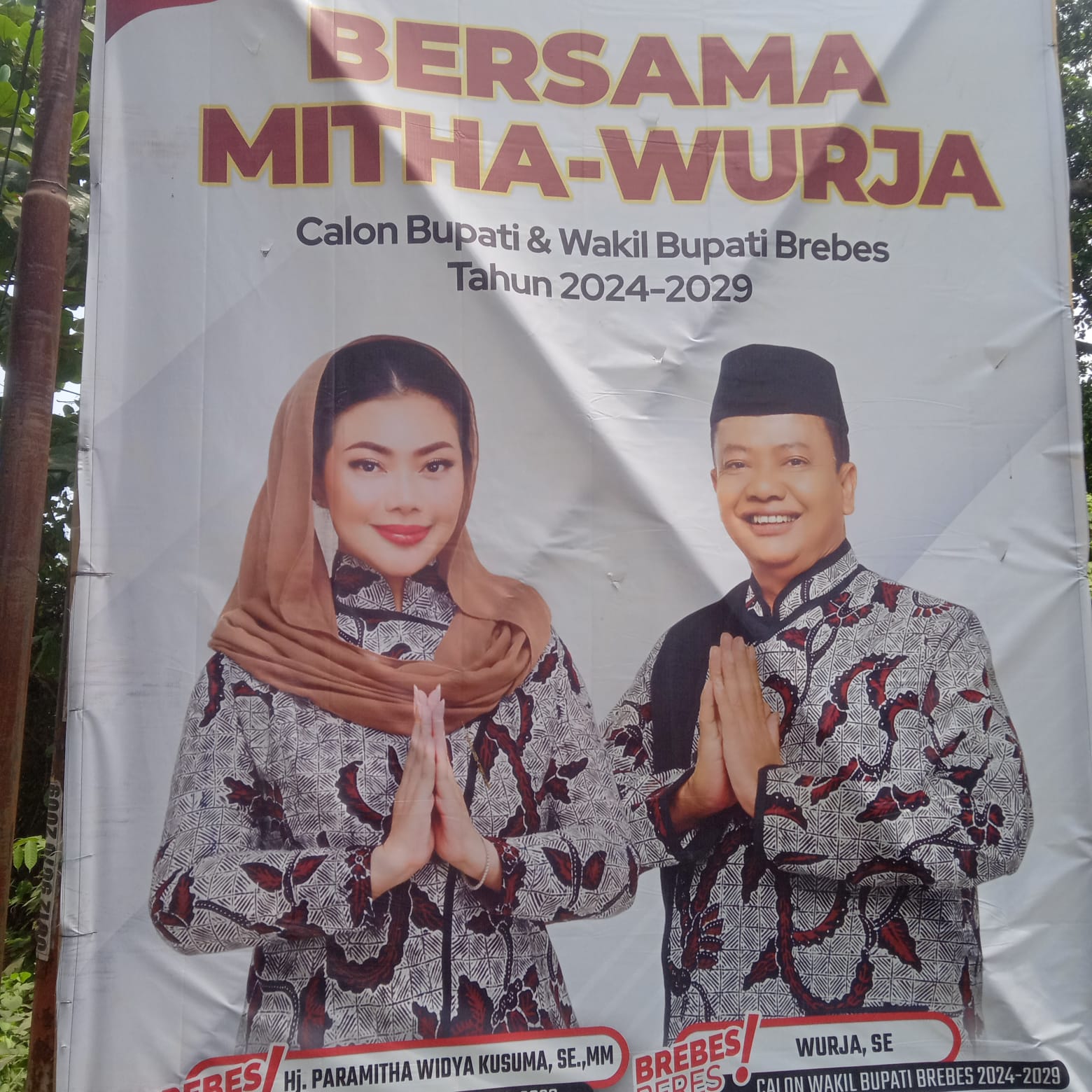 Calon Bupati Brebes Paramitha Lawan Kotak Kosong
