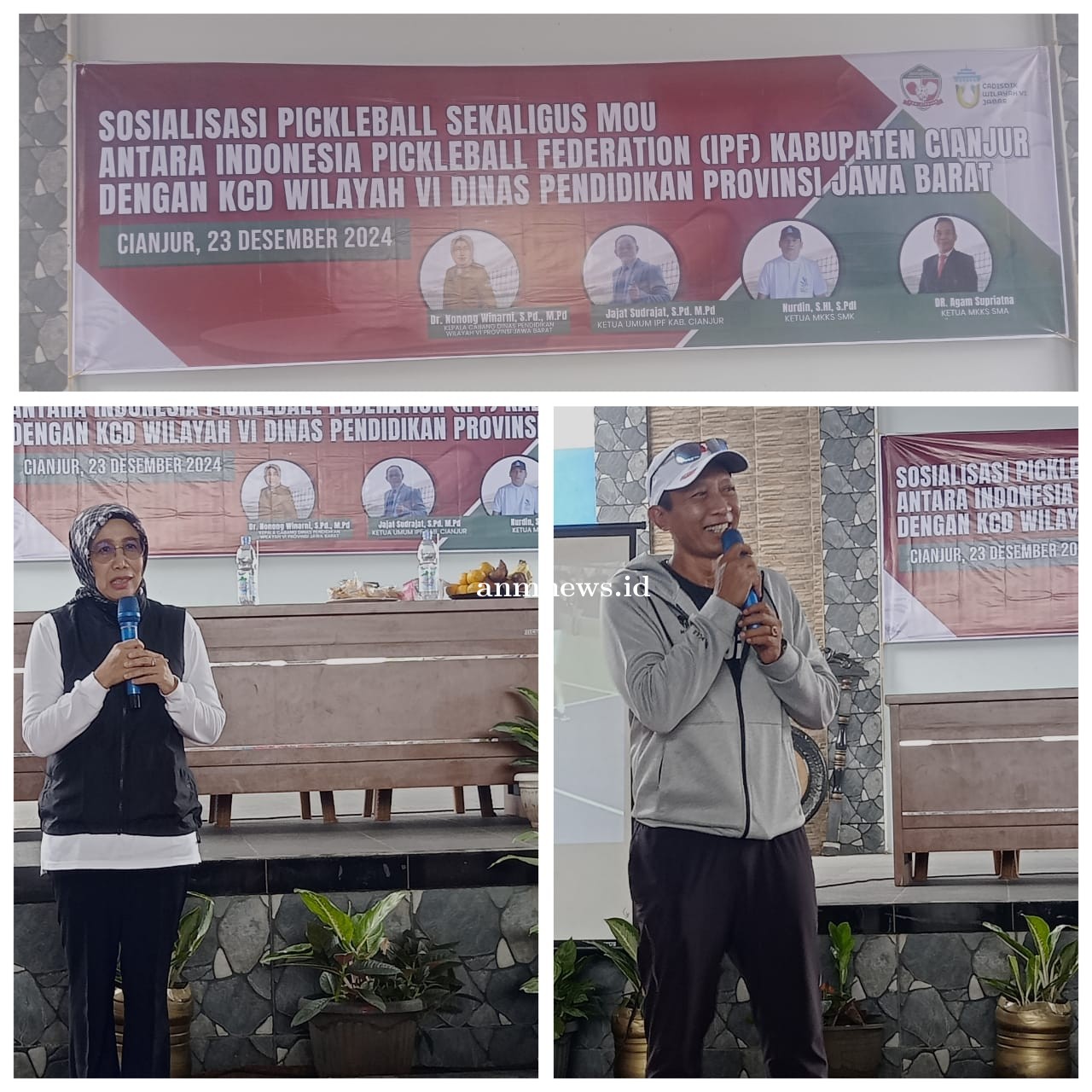 Cadisdik Wil VI Lakukan MoU dengan Indonesia Pickleball Federation (IPF)