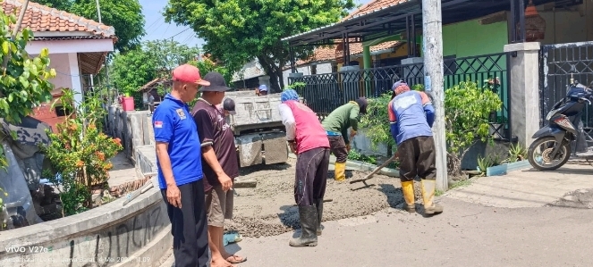Jelang Panen Raya, Pemdes Lelea Genjot Pembangunan Infrastruktur Jalan