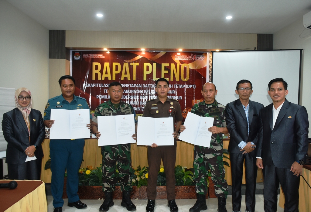 DPT Kabupaten Beltim Bertambah 564 Pemilih