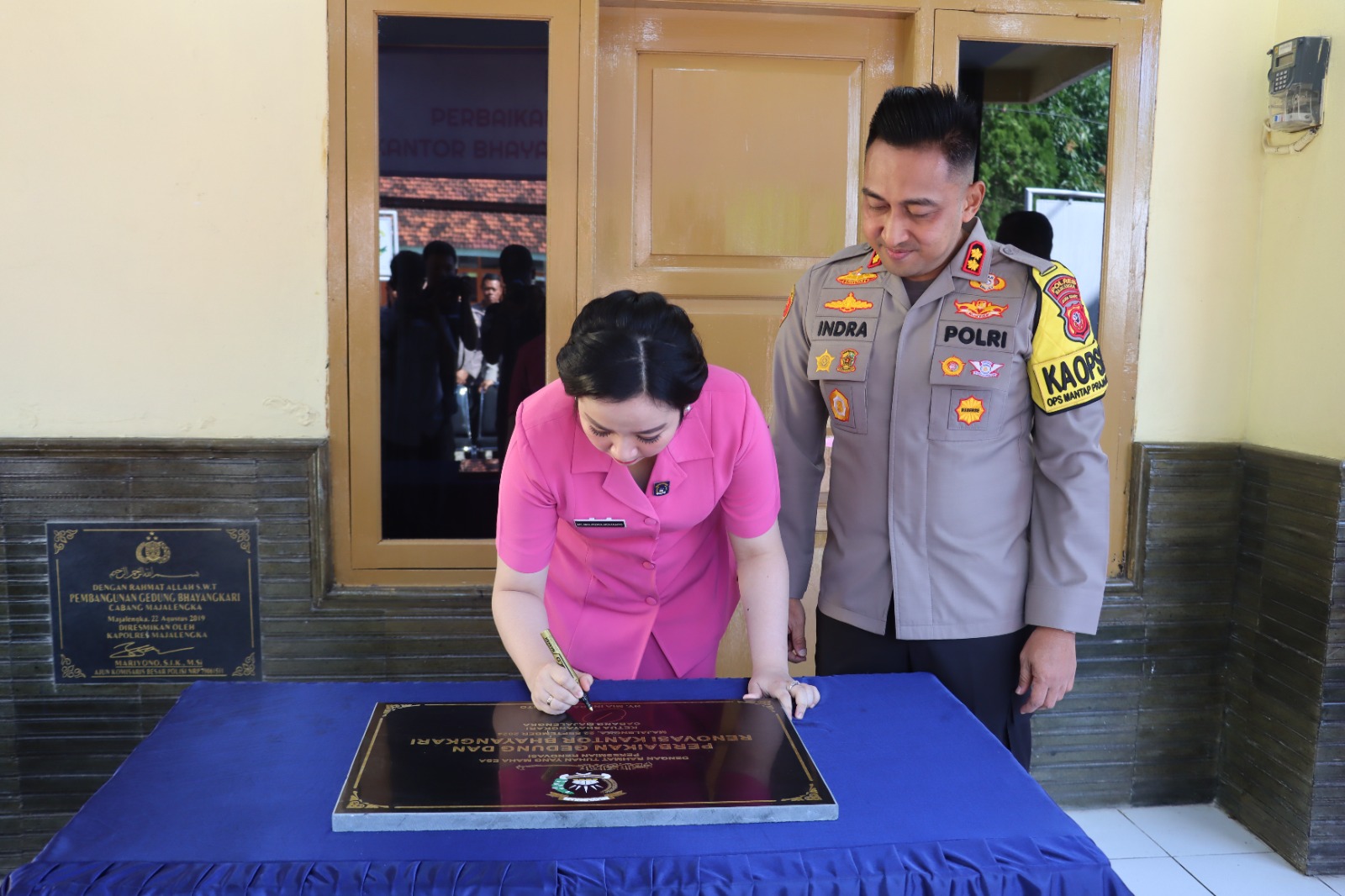 Kapolres Majalengka Resmikan Renovasi Kantor Bhayangkari
