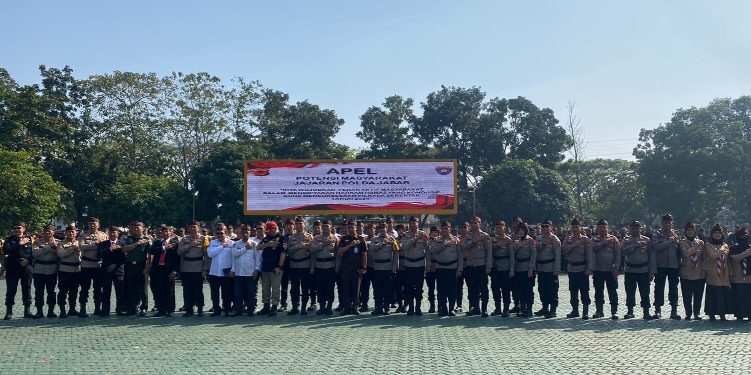 Kasat Binmas Polres Majalengka Ikuti Apel Potensi Masyarakat Jajaran Polda Jabar di Mapolda Jabar