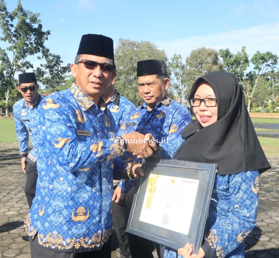 Diskominfo SP Beltim Raih Penghargaan Terbaik SAKIP Perangkat Daerah 