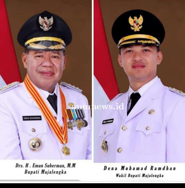 Selamat & Sukses Atas Dilantiknya Drs.H.Eman Suherman,M.M Sebagai Bupati Majalengka dan Dena Muhammad Ramdhan Sebagai Wakil Bupati Majalengka