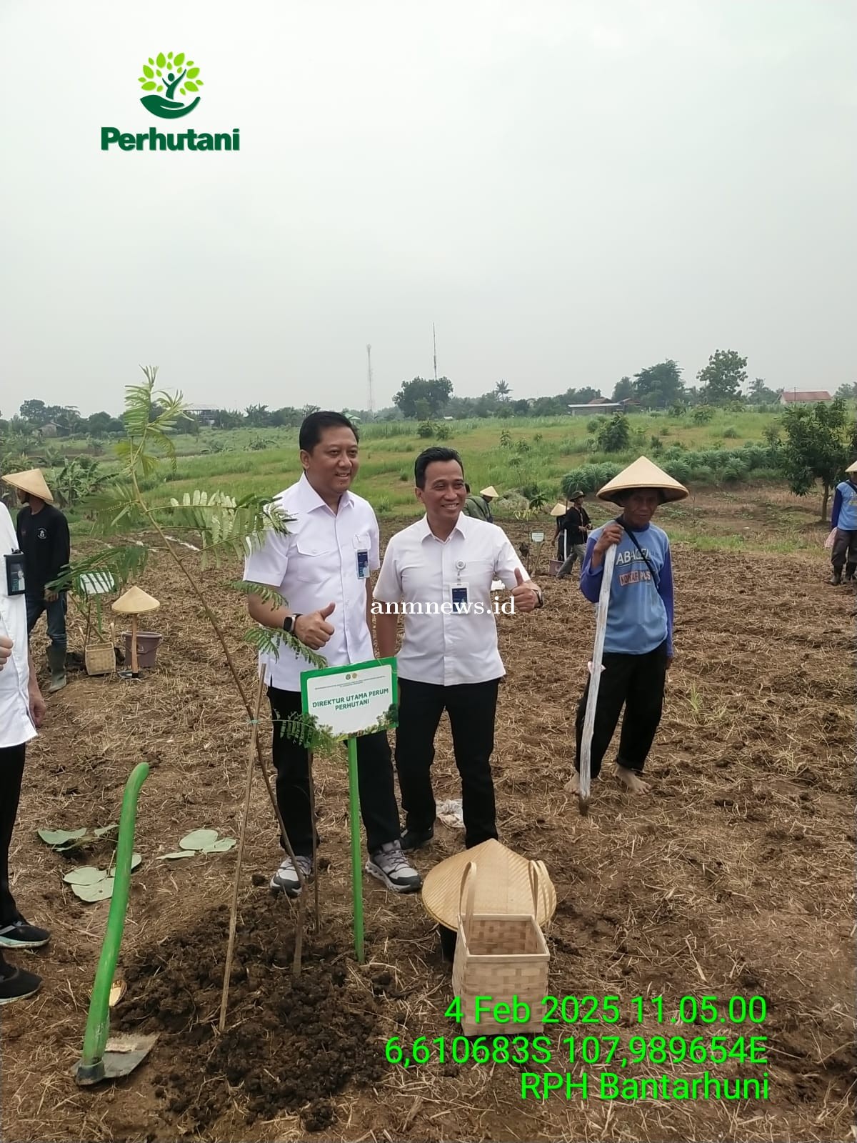 Dirut Perhutani Hadiri Tanam Agroforestry Serentak Yang Di Gelar Menteri Pertanian dan Menteri Kehut