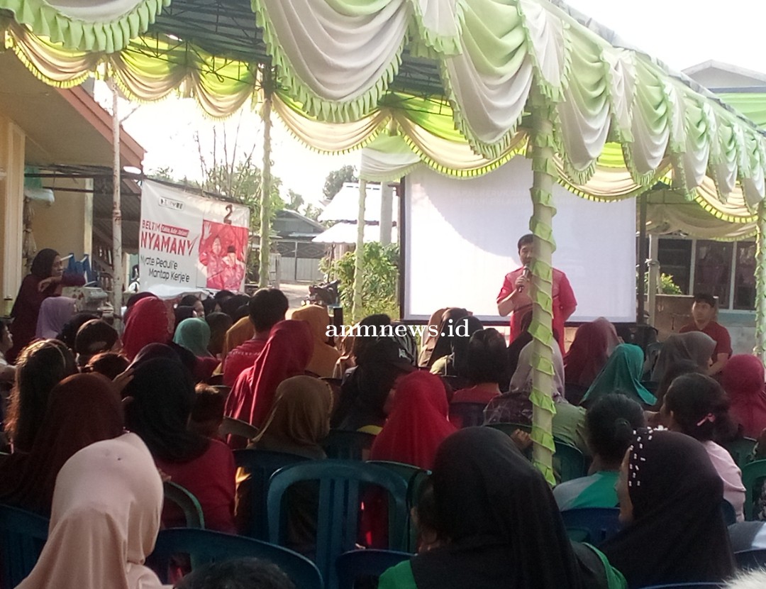Ratusan Warga Hadiri Kampanye Dialogis Paslon 02 Bekawan