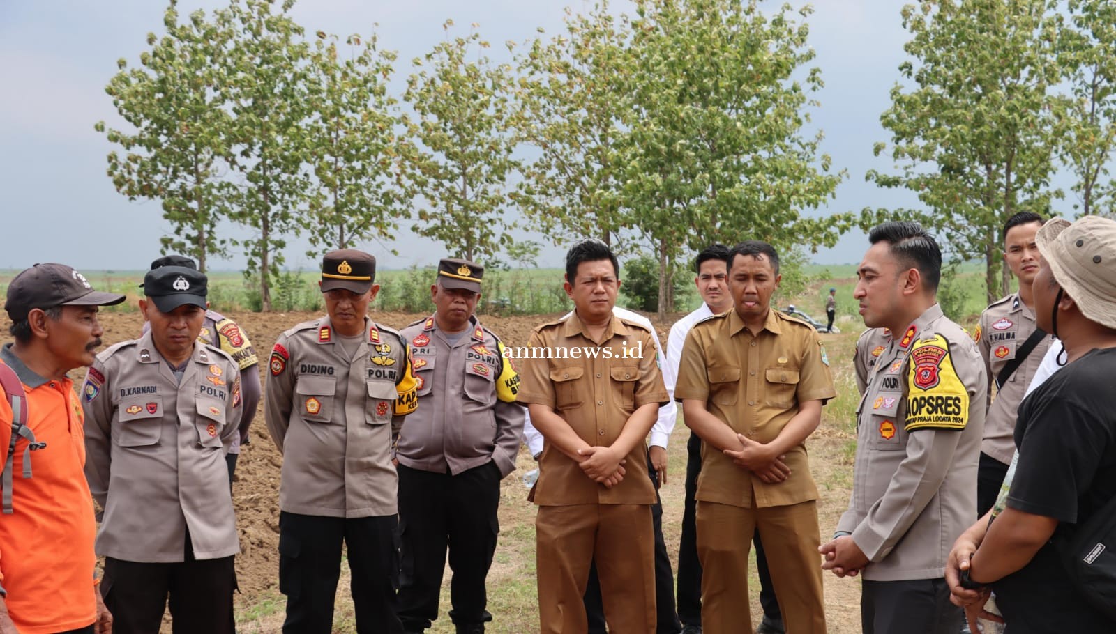Kapolres Majalengka Cek Lahan Tidur untuk Program Ketahanan Pangan