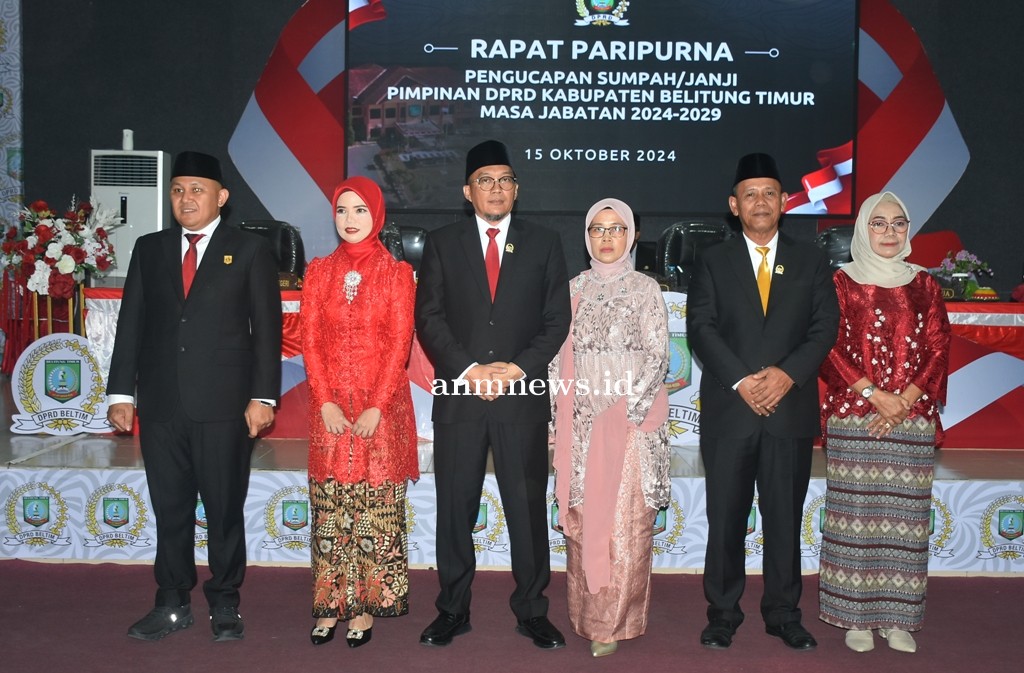 Pimpinan DPRD Beltim Definitif Terbentuk 
