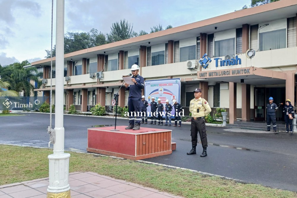 Gelar Apel K3, PT Timah Ajak Karyawan Prioritaskan Keselamatan