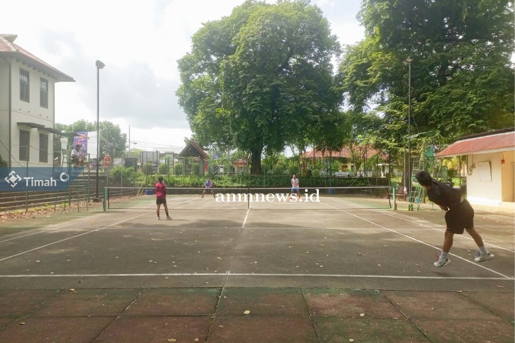 Tingkatkan Prestasi Atlet Tenis, PT Timah Siapkan Lapangan Tenis untuk Masyarakat Berlatih