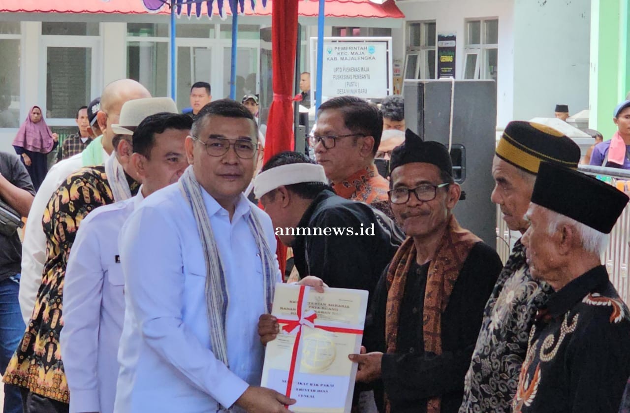 Melalui penantian Panjang, Warga Desa Nunuk Baru dan Cengal Akhirnya Mendapatkan Sertifikat Tanah
